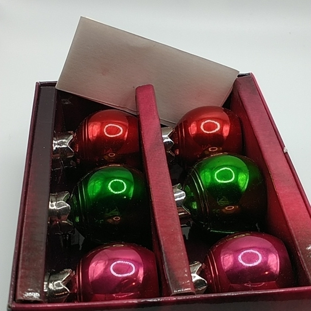 Linens N Things Set of Six Christmas Ornament Placecard Holders with Bla… - Picture 7 of 9